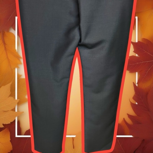 NWT Lanvin Paris Black Wool & Silk Tuxedo Side Striped Cropped Dress Trousers - Picture 16 of 16